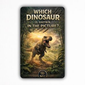 Which dinosaur is shown in the picture? - NFC Card