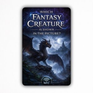 Which fantasy creature is shown in the picture? - NFC Card