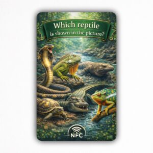 Which reptile is shown in the picture? - NFC Card