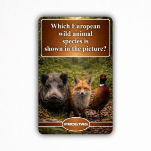 Which European wild animal species is shown in the picture? - NFC Card