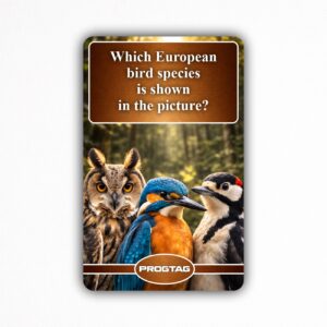 Which European bird species is shown in the picture? - NFC Card