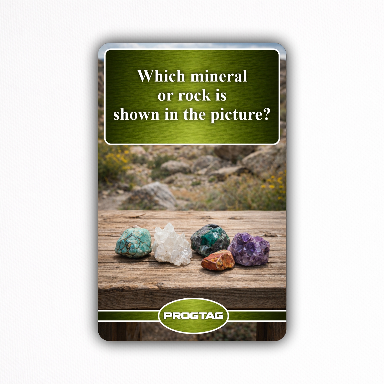 Which mineral or rock is shown in the picture? - NFC Card