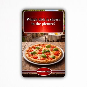 Which dish is shown in the picture? - NFC Card