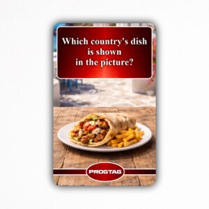Which country's dish is shown in the picture? - NFC Card