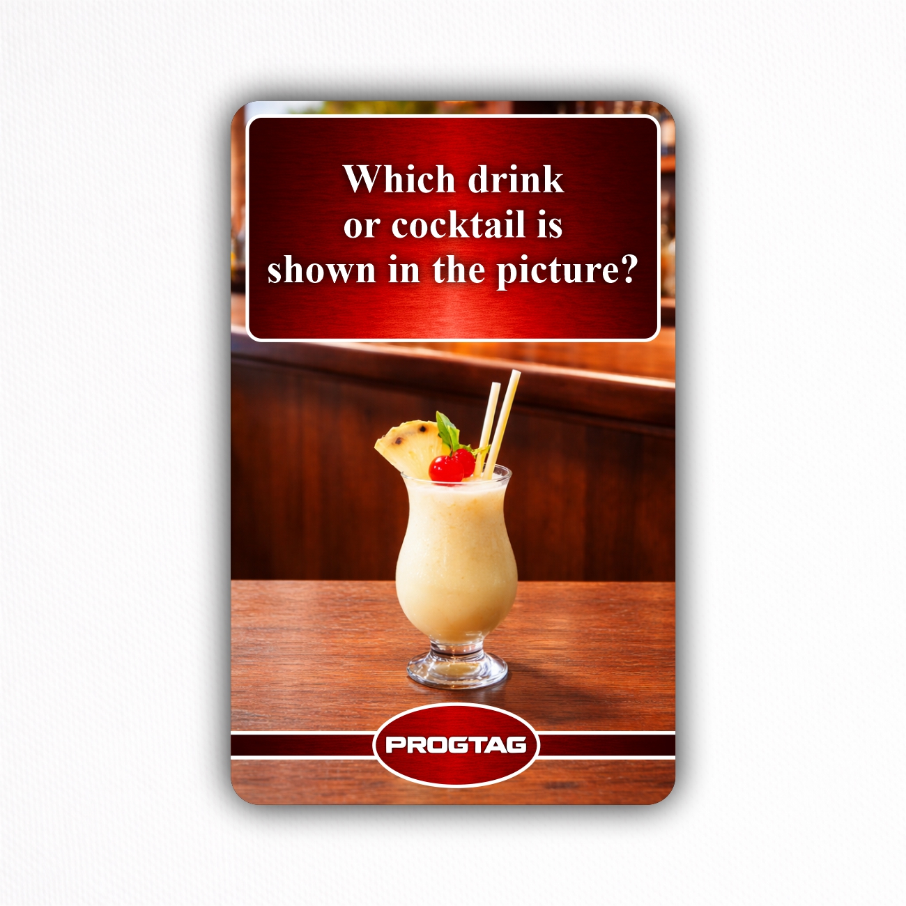 Which drink or cocktail is shown in the picture? - NFC Card