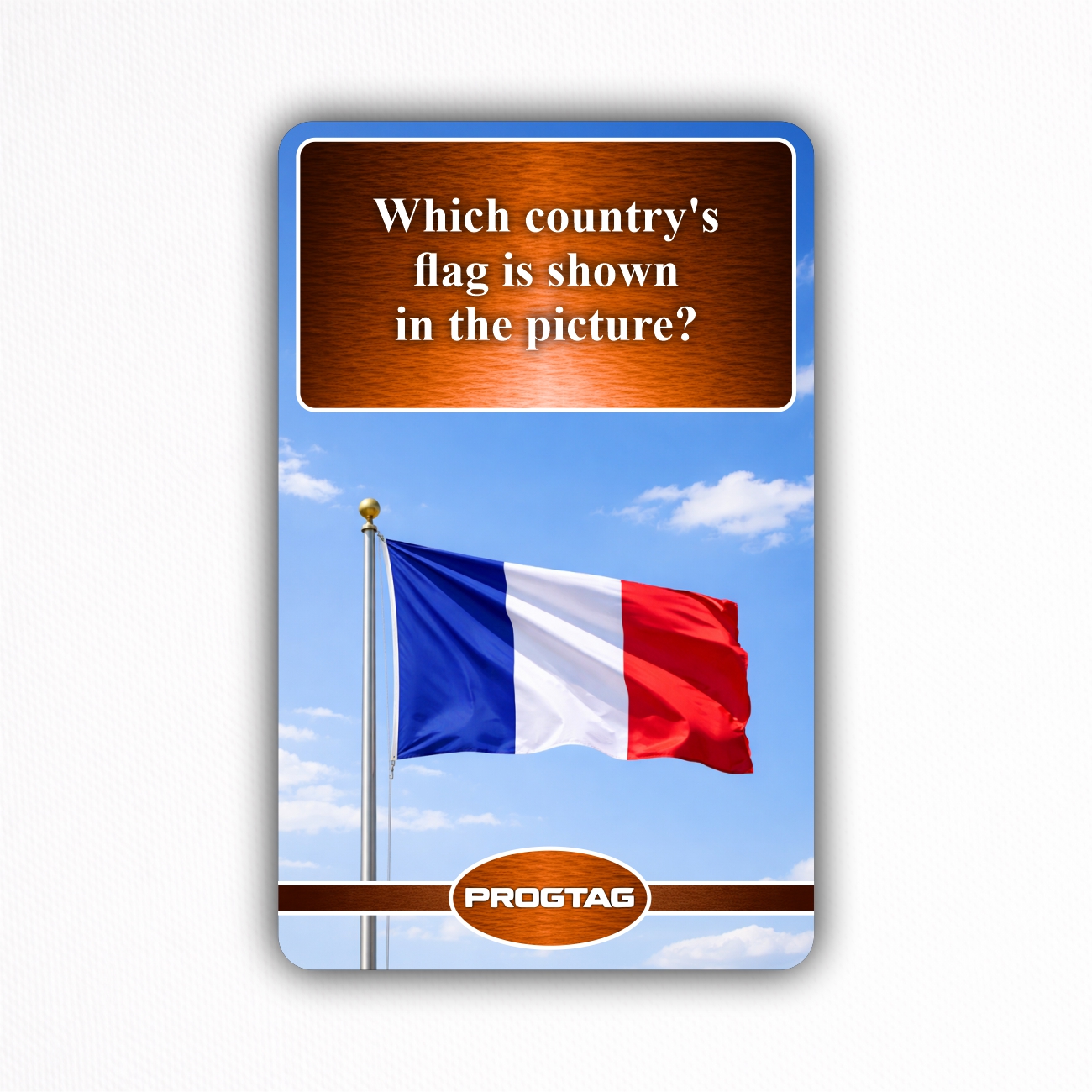 Which country's flag is shown in the picture? - NFC Card