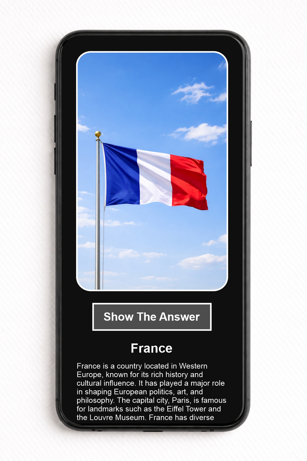 Which country's flag is shown in the picture? - NFC Card - Image 2