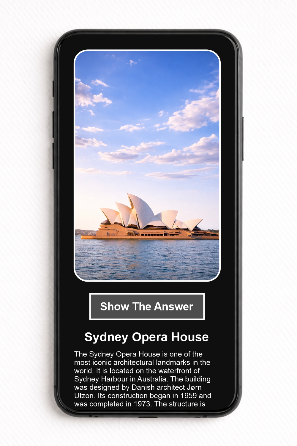 Which famous building is shown in the picture? - NFC Card - Image 2