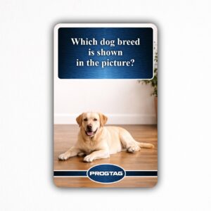 Which dog breed is shown in the picture? - NFC Card