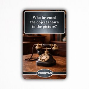 Who invented the object shown in the picture? - NFC Card