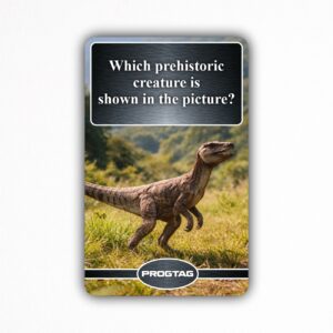 Which prehistoric creature is shown in the picture? - NFC Card