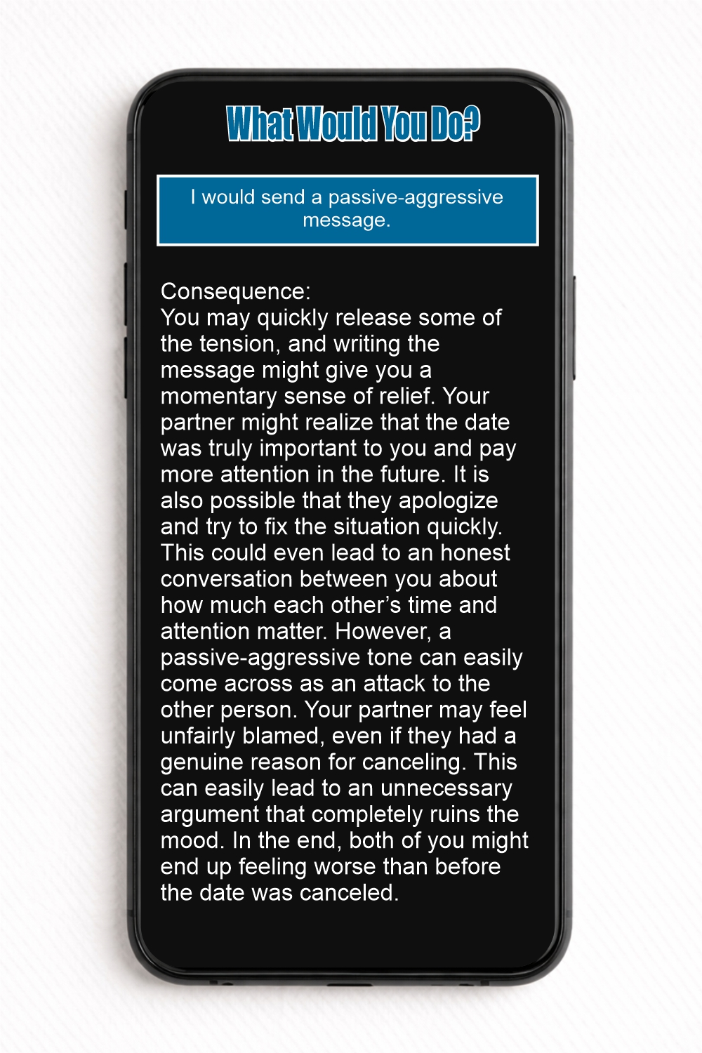 What Would You Do? (Relationship) – NFC Card - Image 3